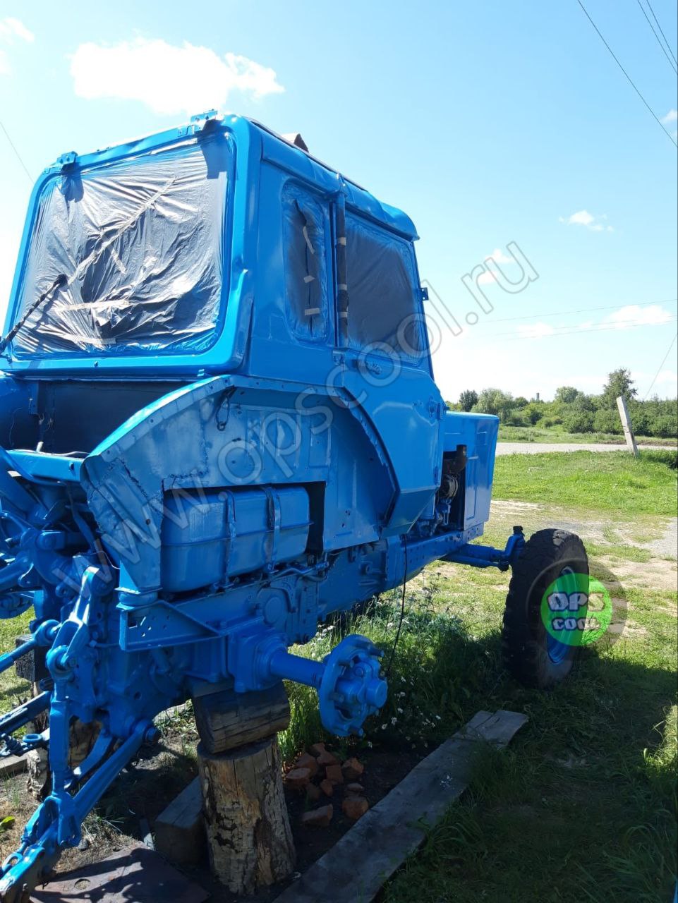 Покраска трактора МТЗ полиуретановой эмалью